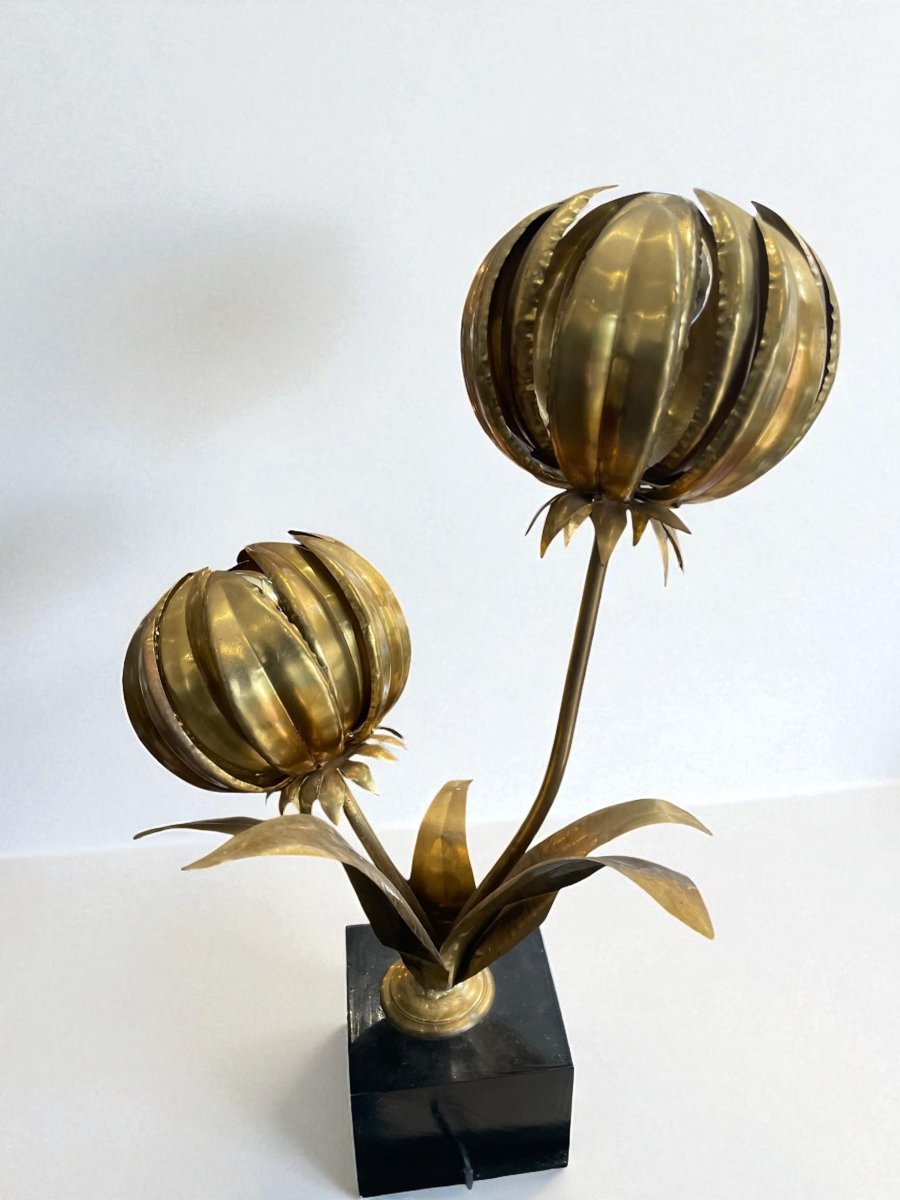 Jansen Style Flowers Table Lamp-photo-3