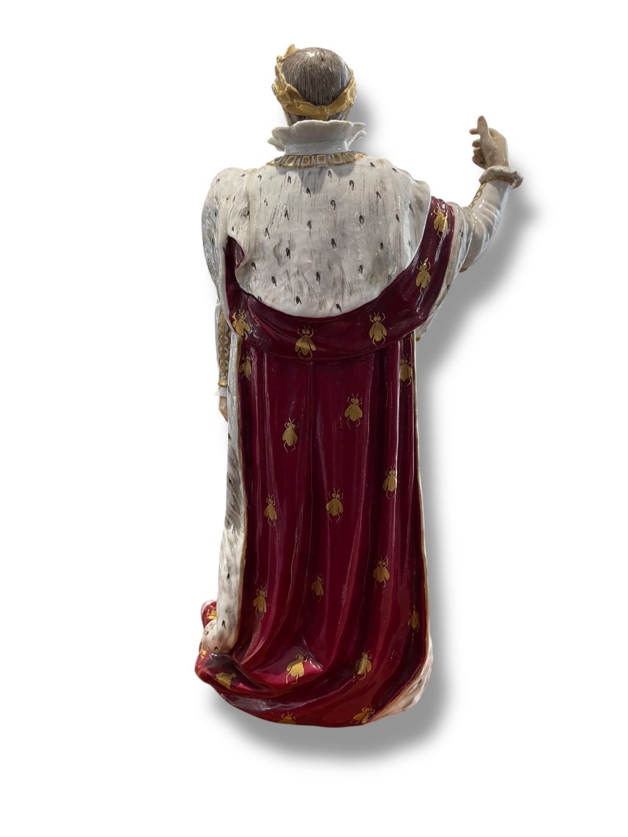 Napoléon Bonaparte Empereur Porcelaine de Paris-photo-2