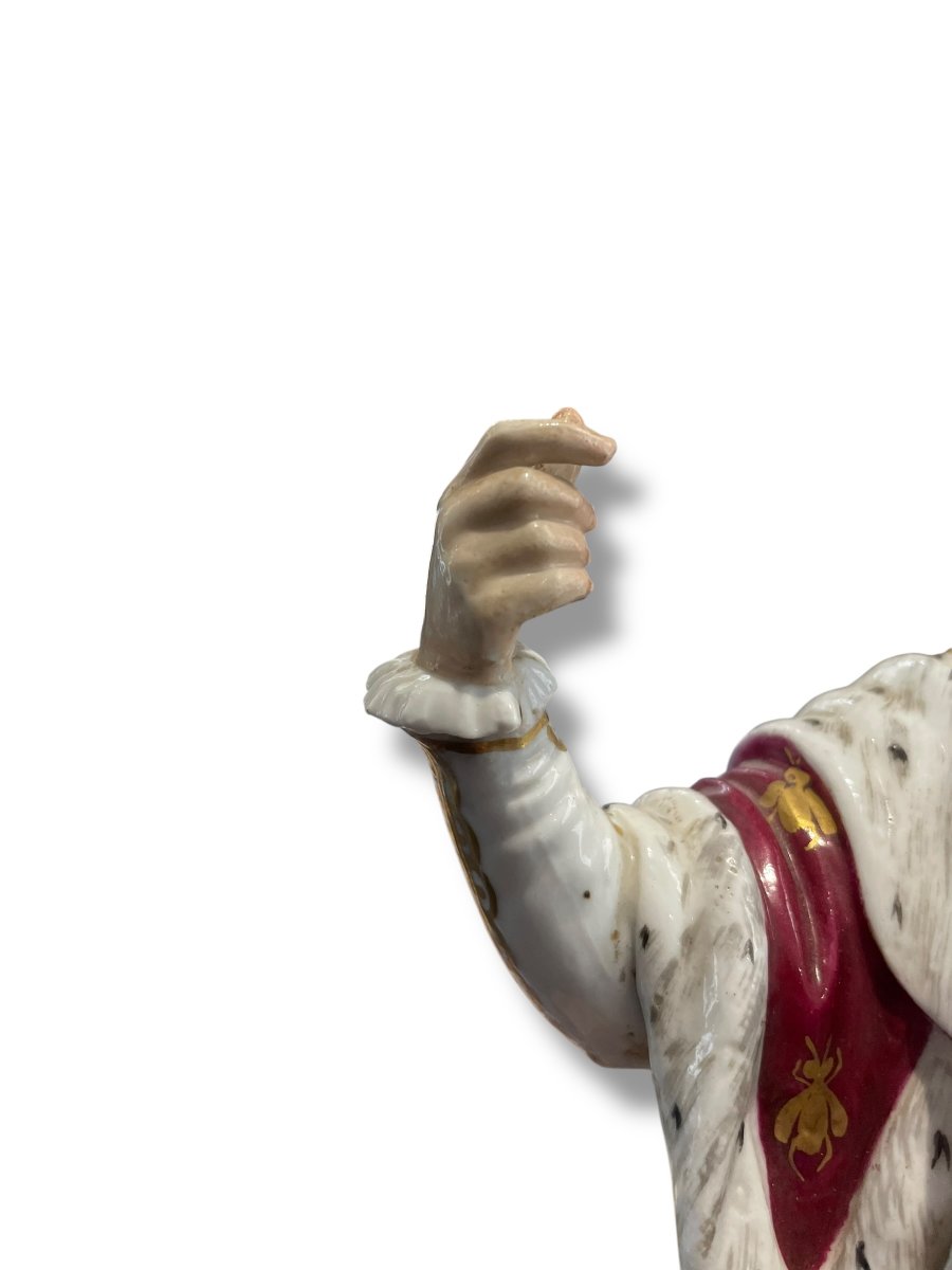 Napoléon Bonaparte Empereur Porcelaine de Paris-photo-4