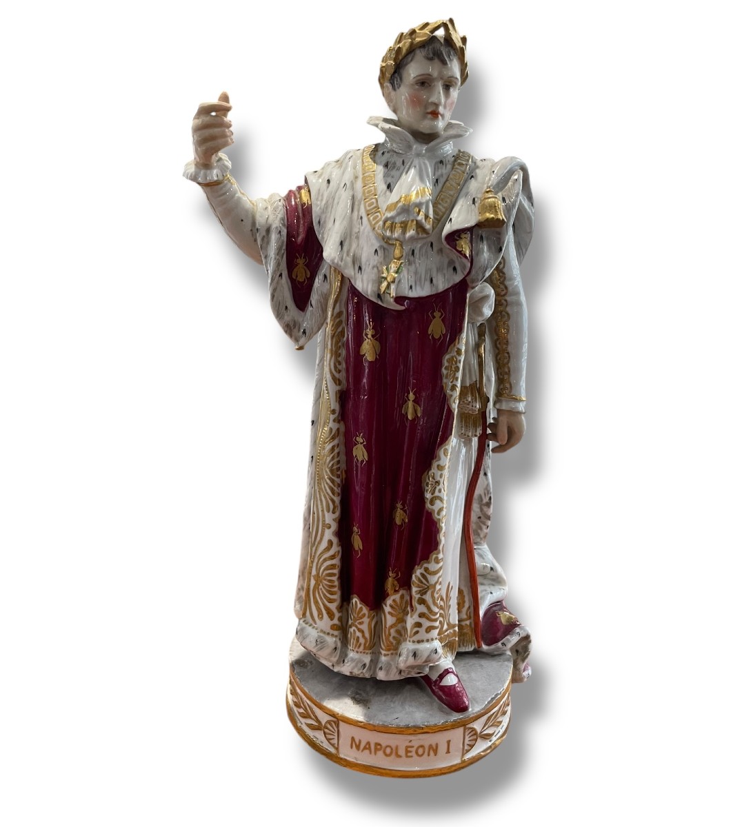Napoléon Bonaparte Empereur Porcelaine de Paris