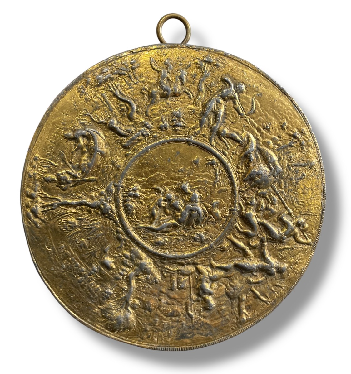 Vénus et Adonis Plaquette Haute-Epoque XVIIeme