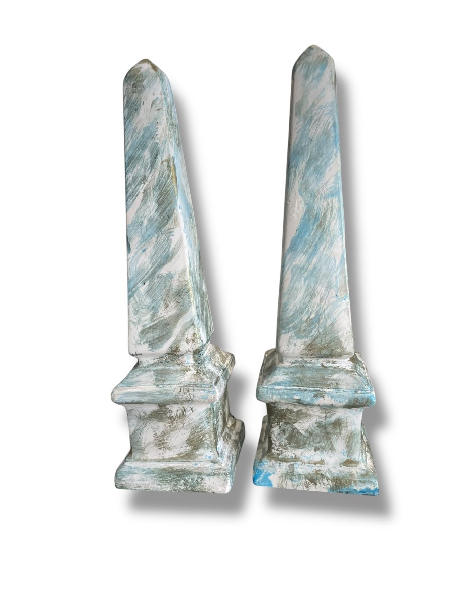 Pair Of Decorative Obelisks-photo-4