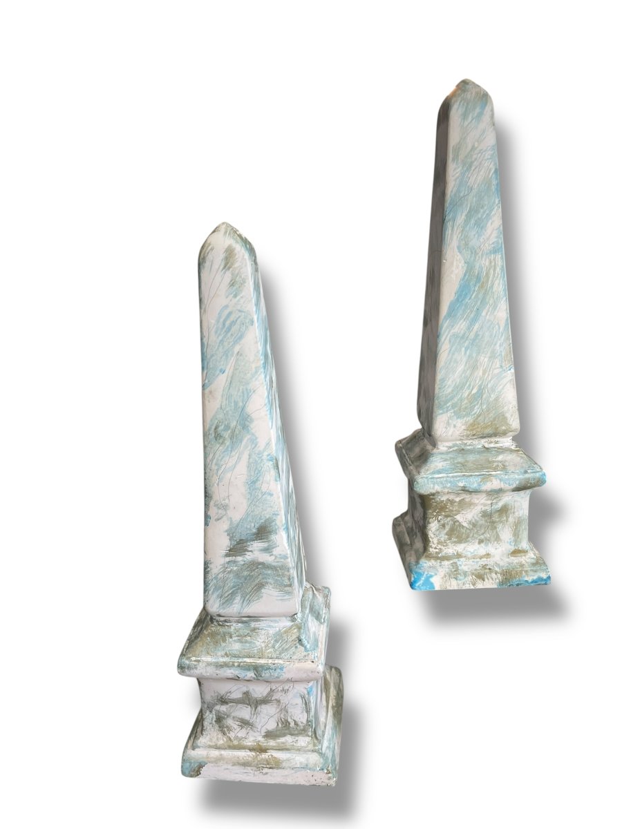 Pair Of Decorative Obelisks-photo-5