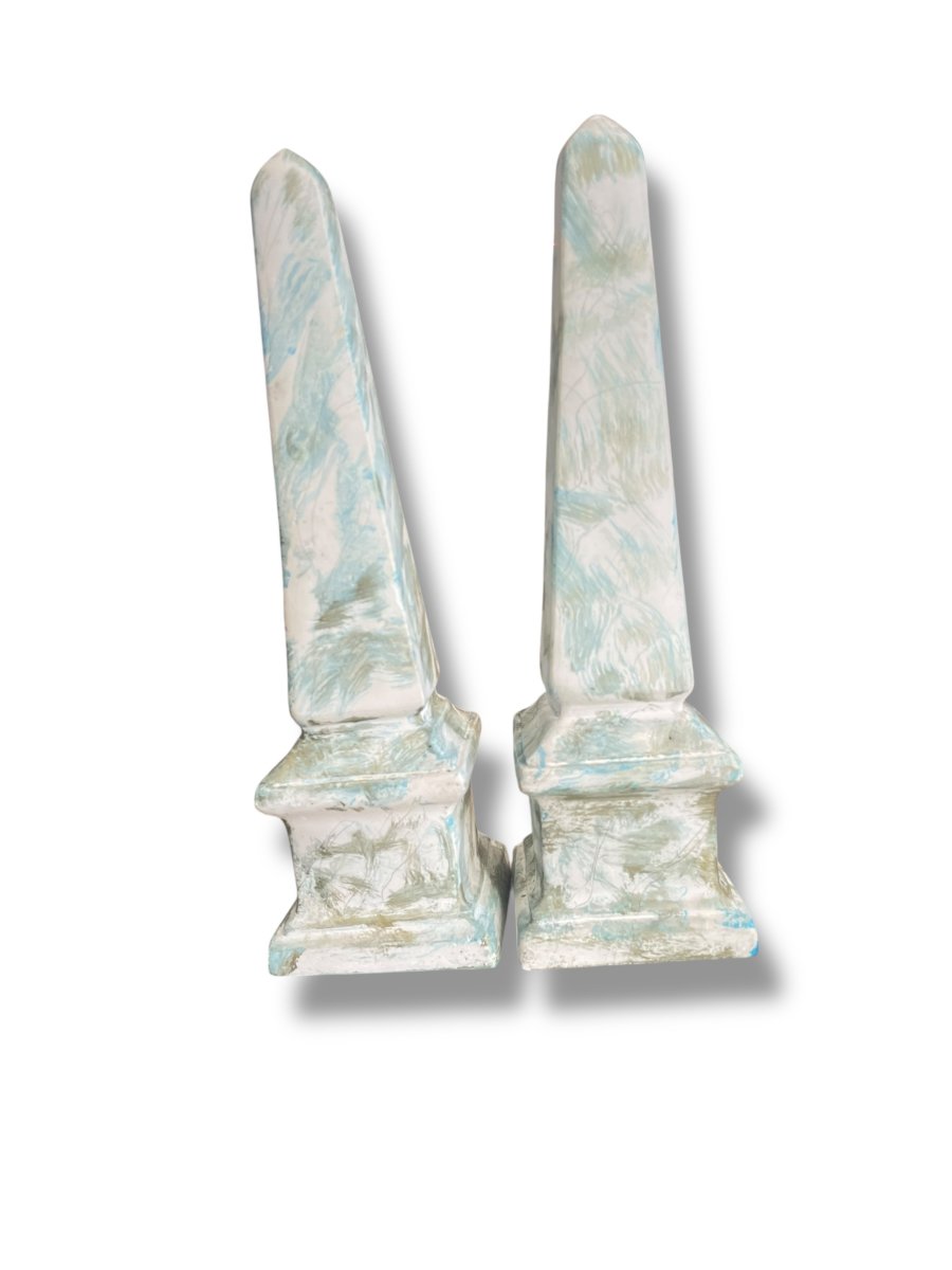 Pair Of Decorative Obelisks-photo-6