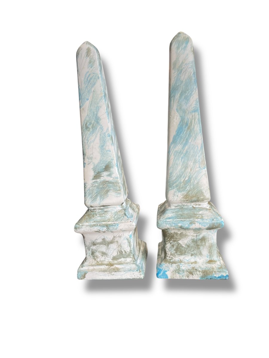 Pair Of Decorative Obelisks-photo-7