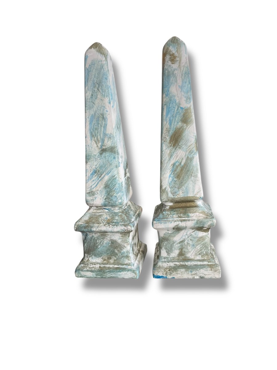 Pair Of Decorative Obelisks-photo-8