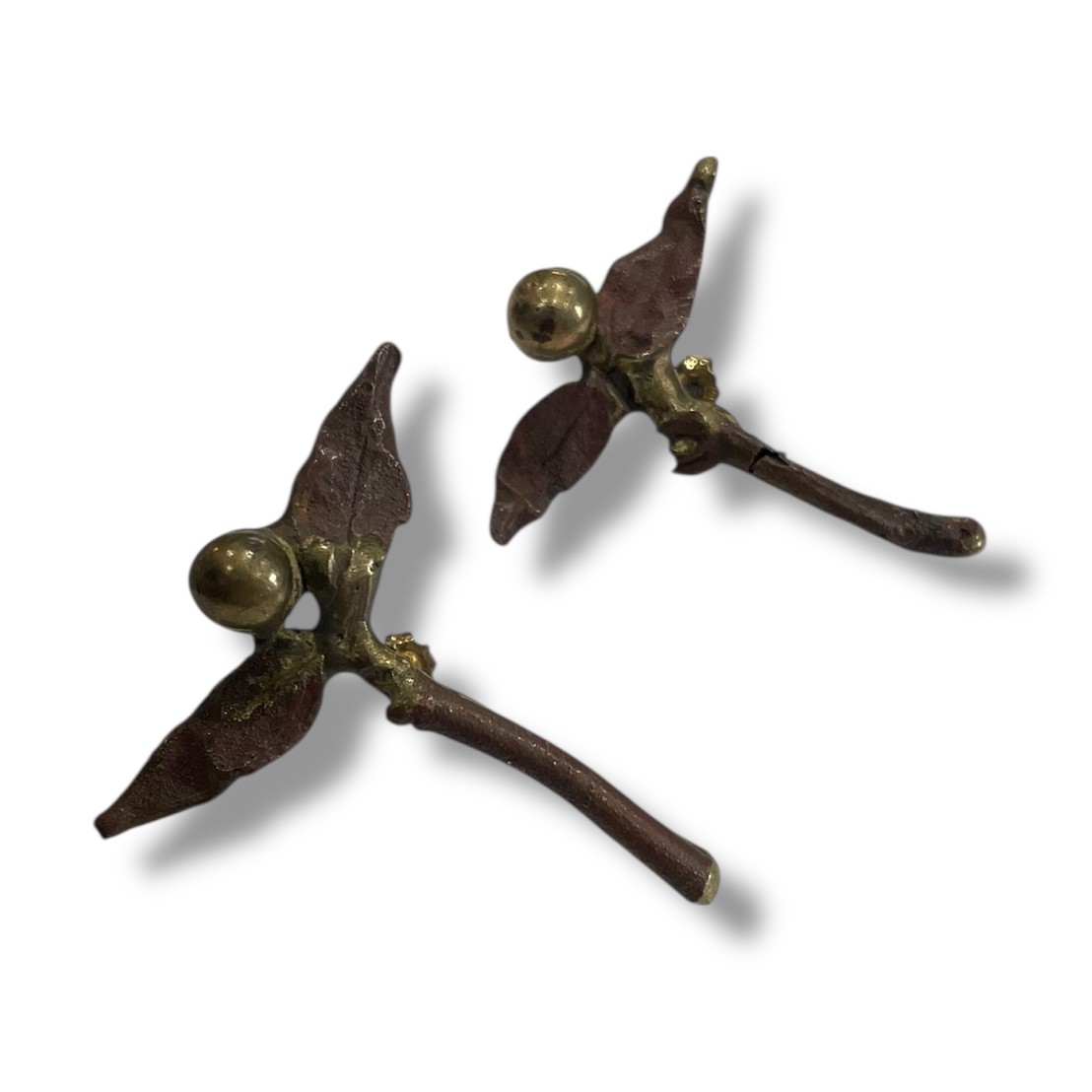 Claude Lalanne Dragonfly Plant Earrings
