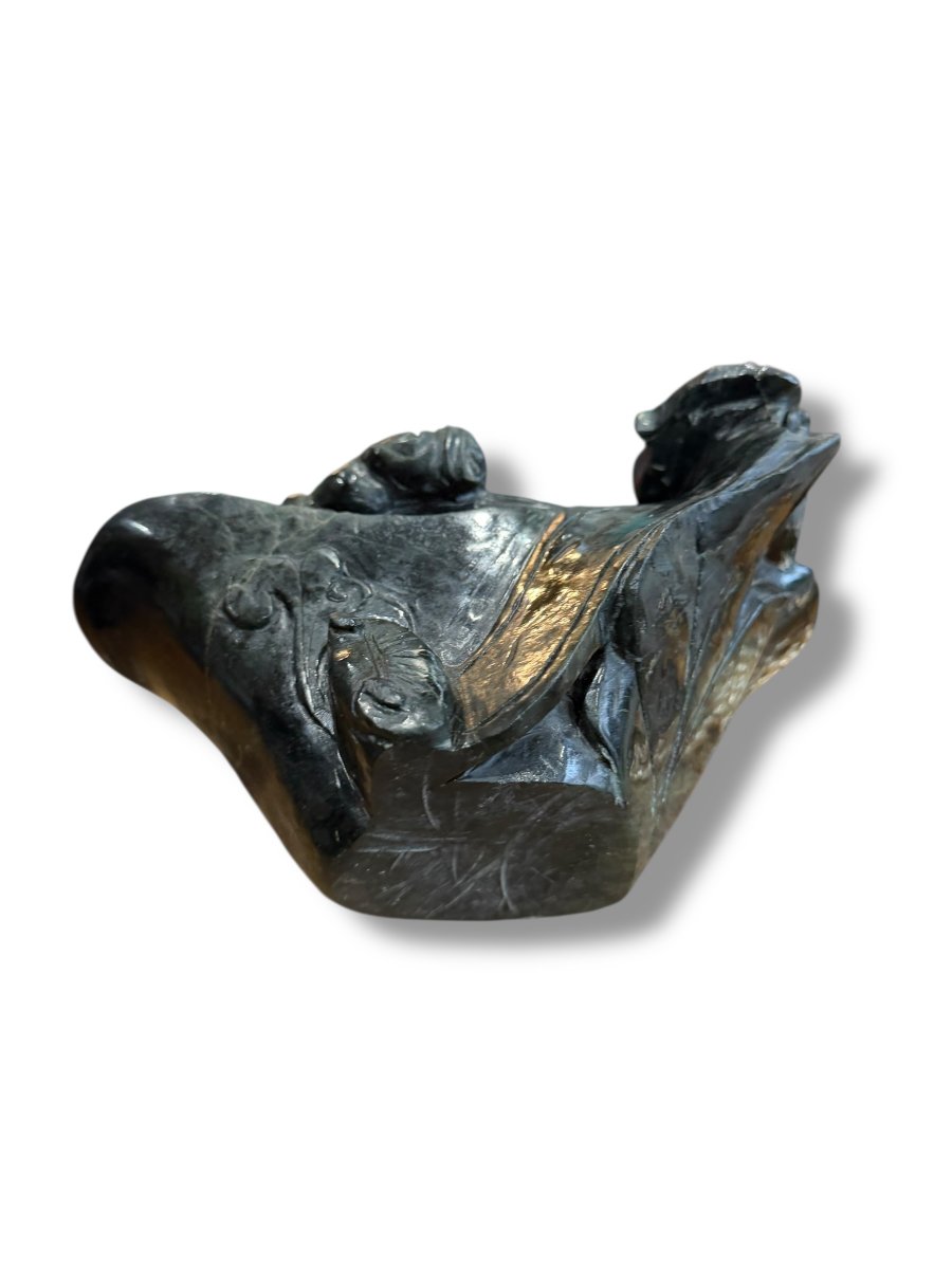 China Nephrite Jade Brush Pot -photo-2