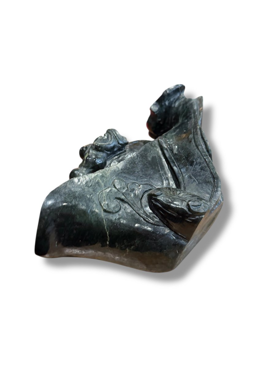 China Nephrite Jade Brush Pot -photo-3