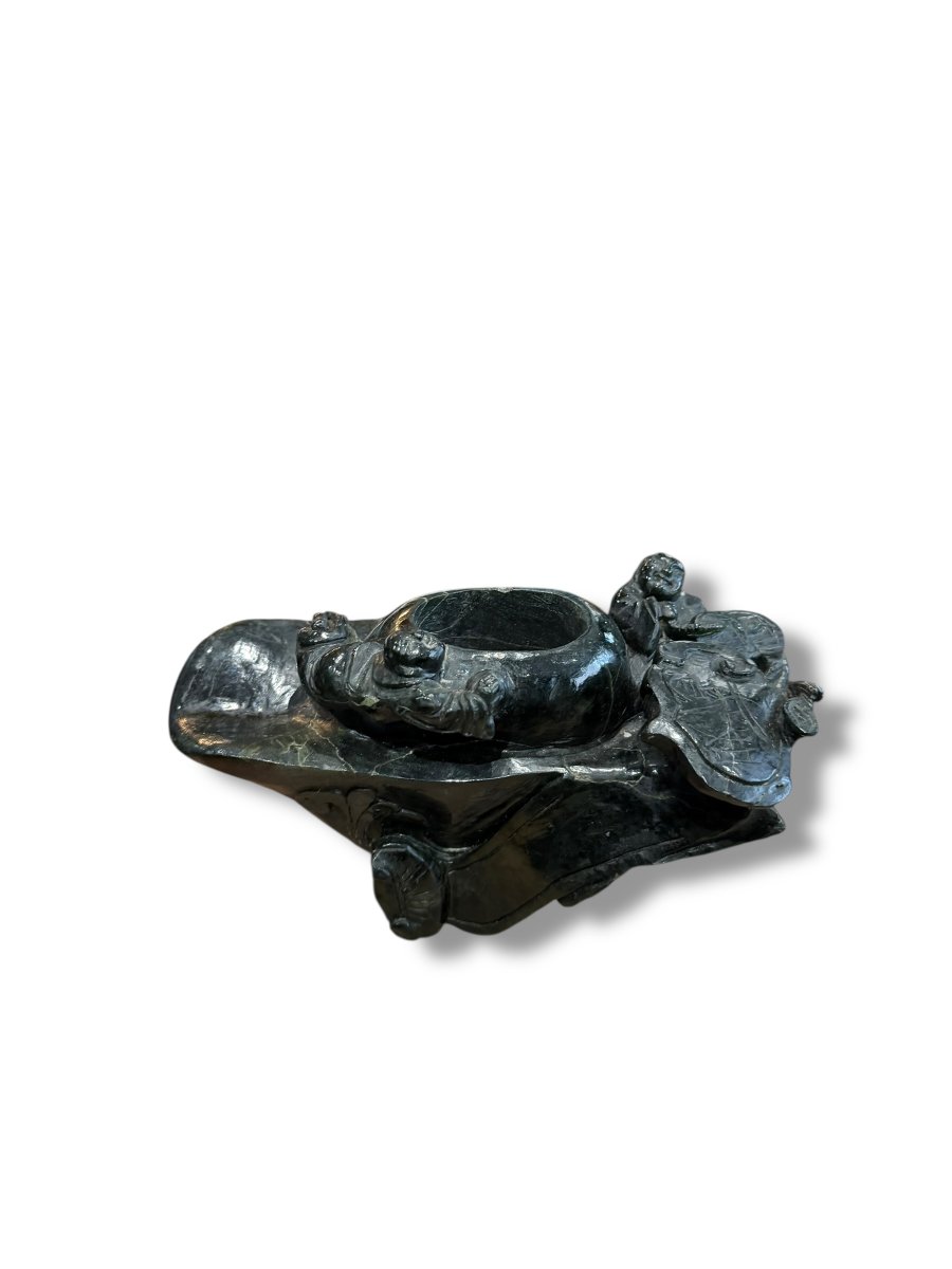 China Nephrite Jade Brush Pot -photo-4