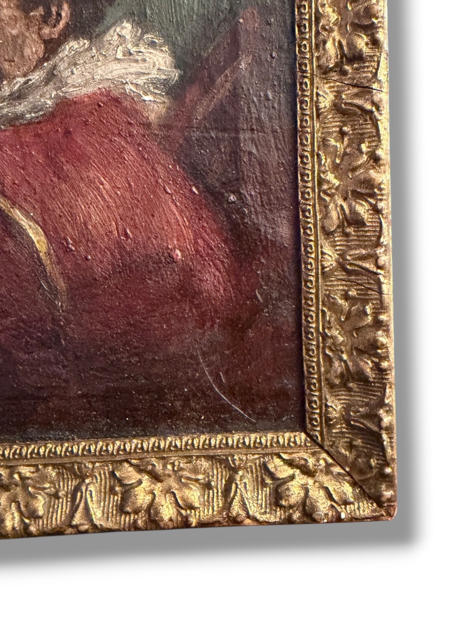 Méphistophélès huile sur toile XIXeme-photo-2