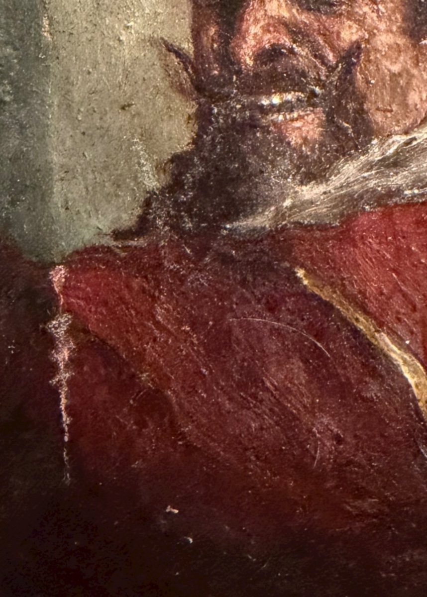 Méphistophélès huile sur toile XIXeme-photo-6