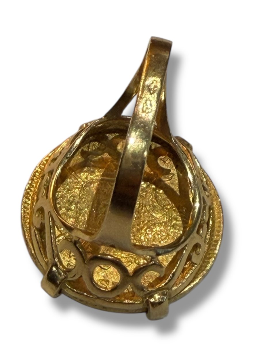 20 Francs Gold Napoleon Ring-photo-4