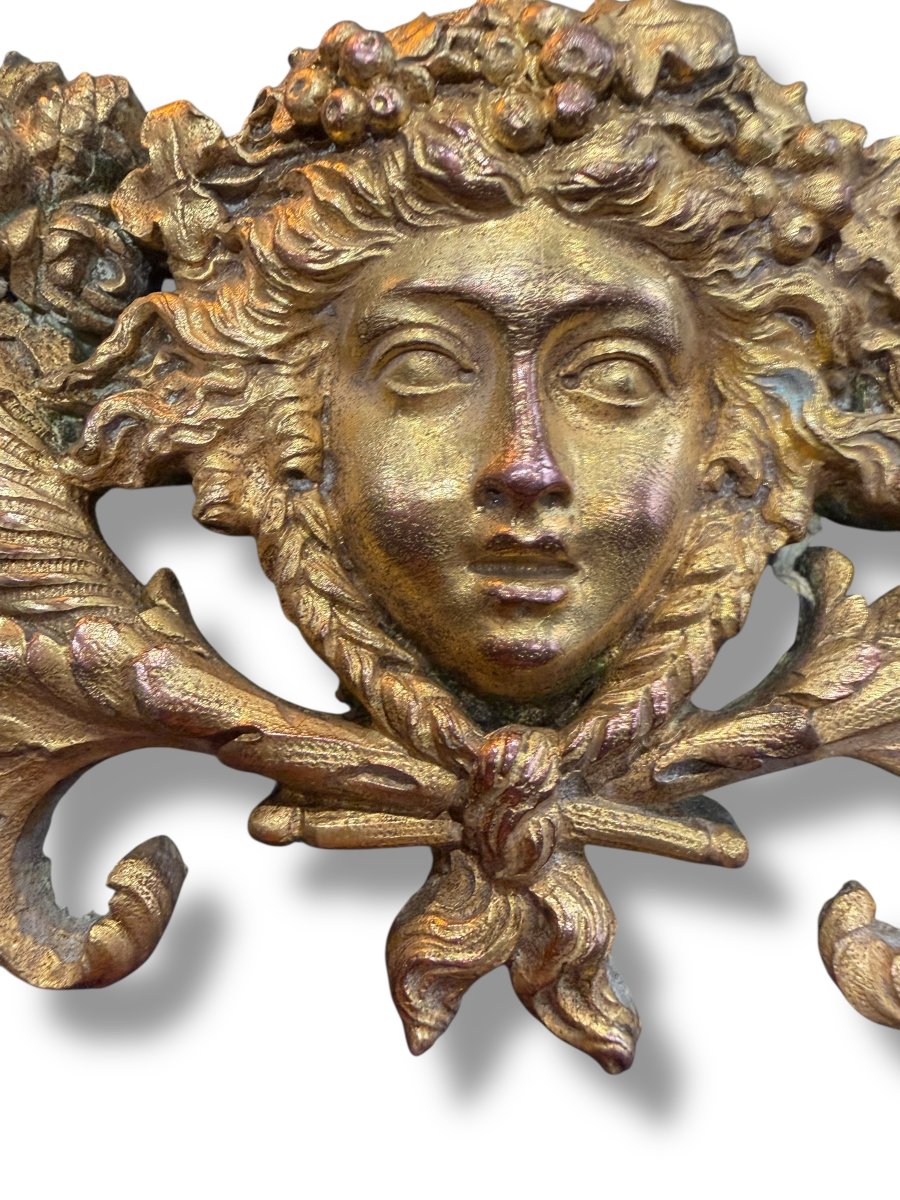 Pair Of Bronze Ornaments With Antique Motifs-photo-4