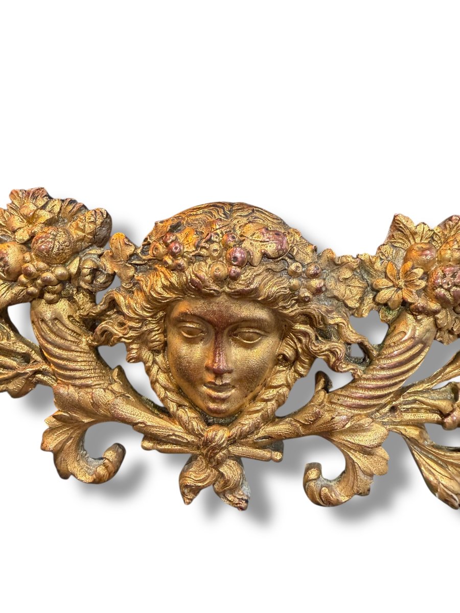 Pair Of Bronze Ornaments With Antique Motifs-photo-5
