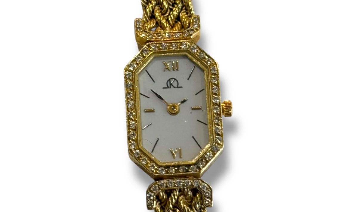 Montre de dame or 18 carats-photo-3