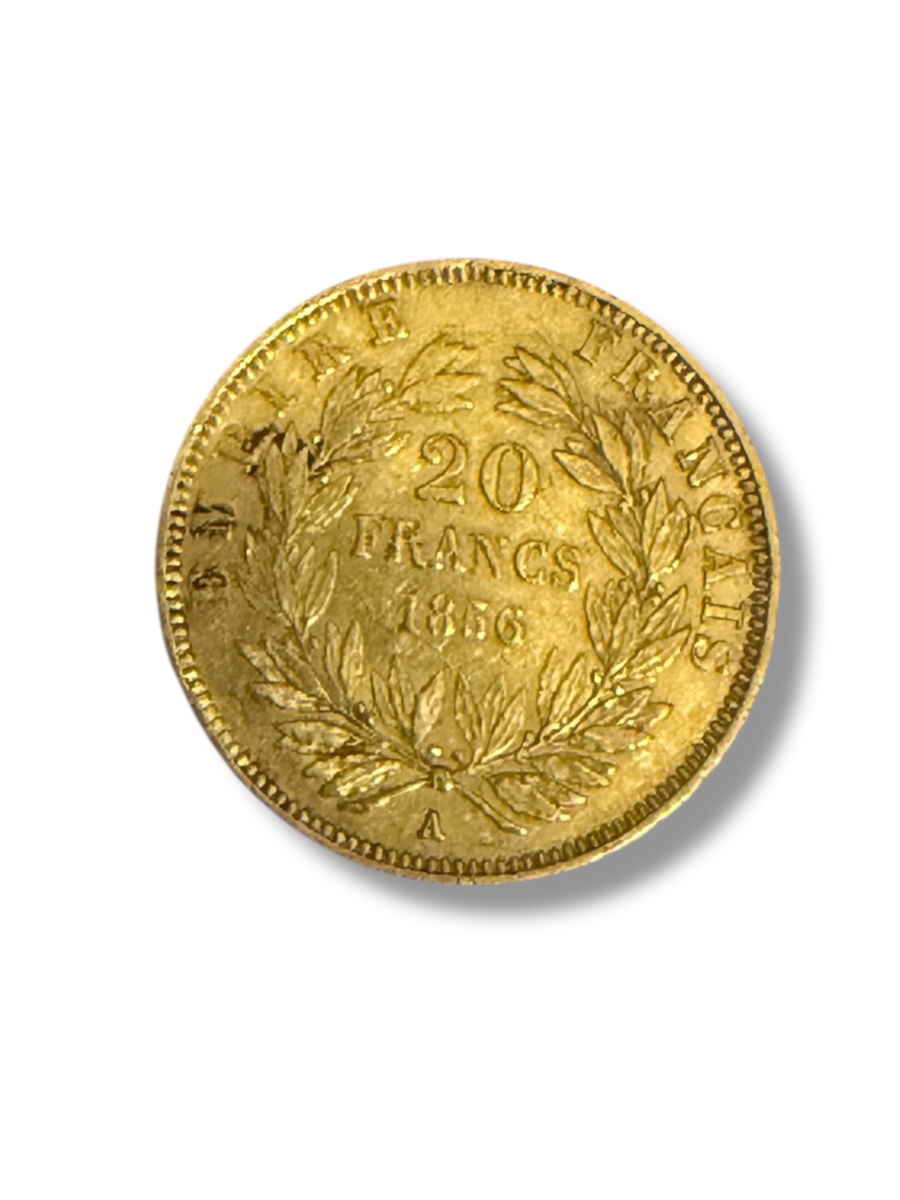 Pièce 20 francs or Napoléon III 1856-photo-3