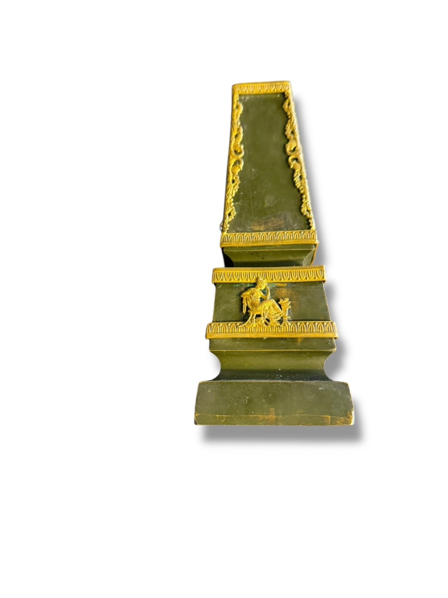 Obelisk Thermometer Empire Allegory Of The Arts-photo-1