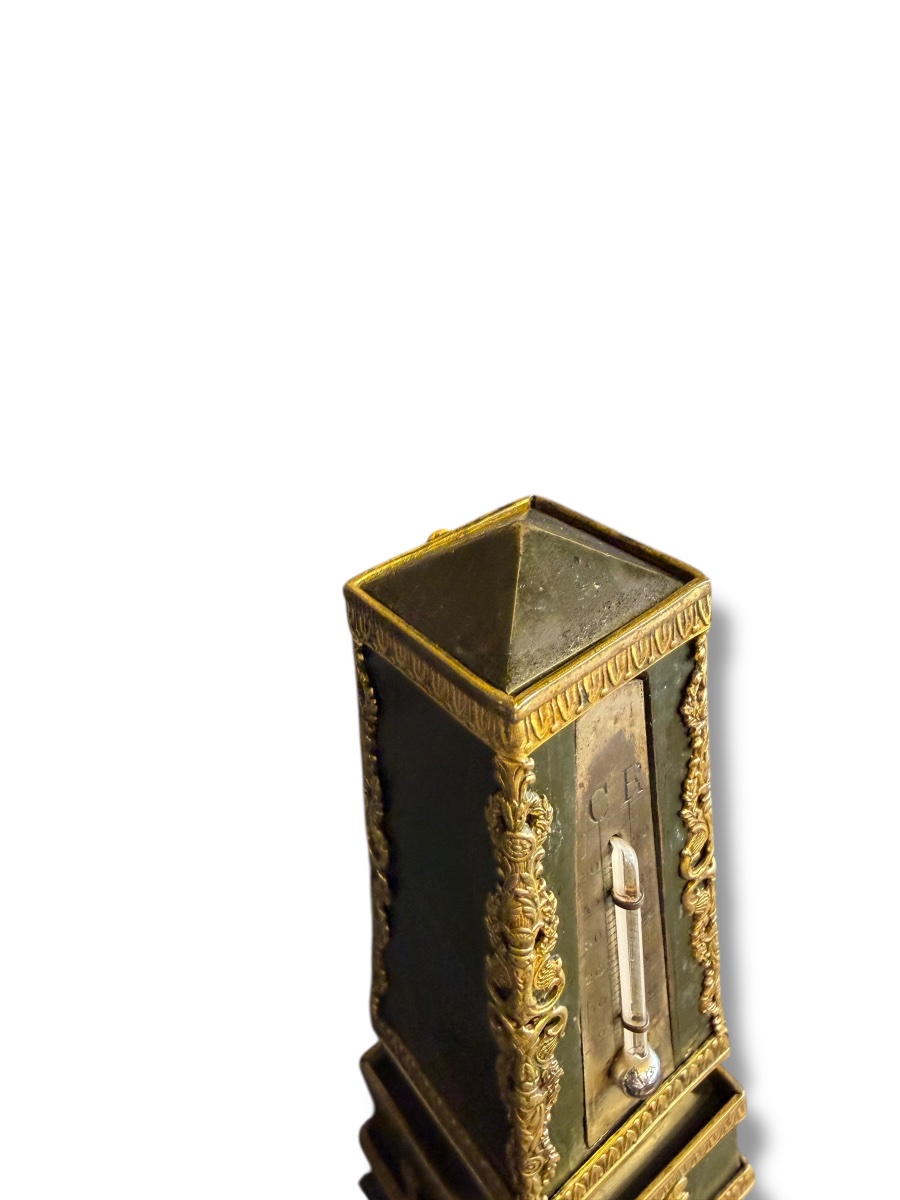 Obelisk Thermometer Empire Allegory Of The Arts-photo-4