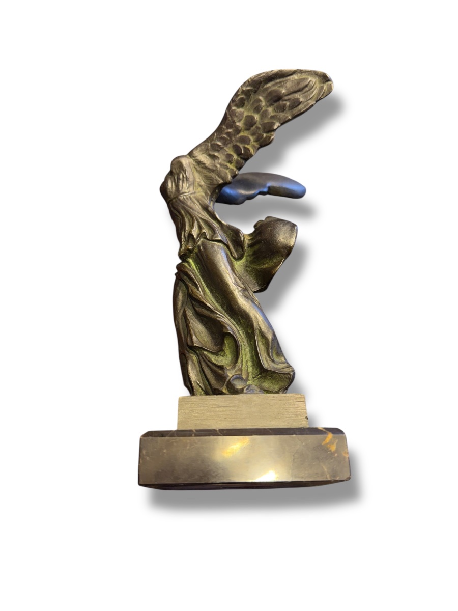 La Victoire de Samothrace bronze XIXeme-photo-3