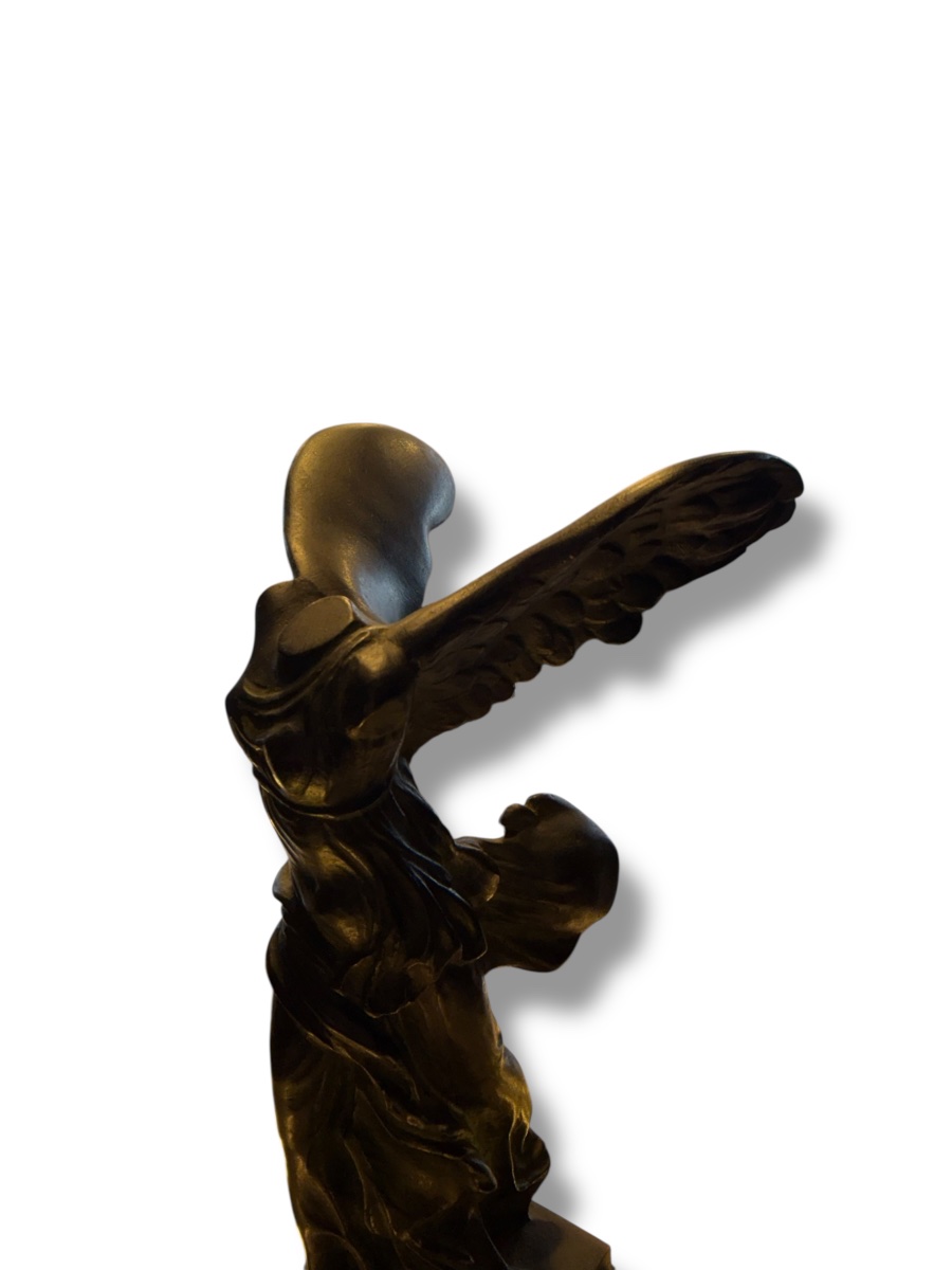 La Victoire de Samothrace bronze XIXeme-photo-1