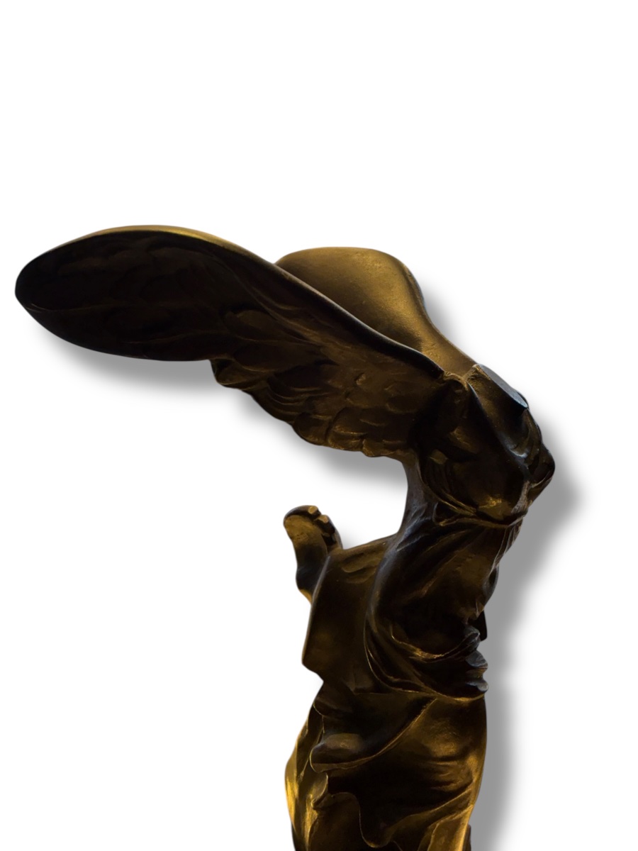 La Victoire de Samothrace bronze XIXeme-photo-5