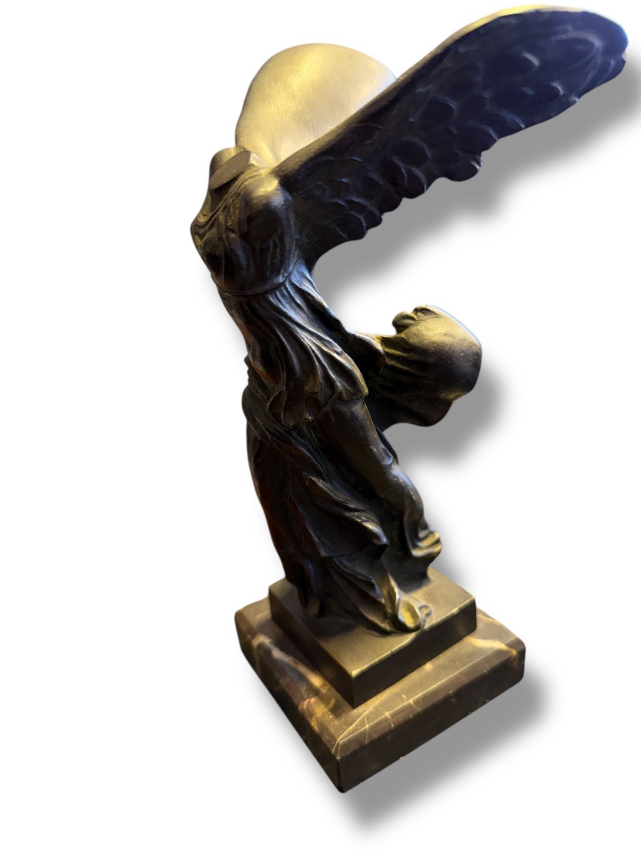 La Victoire de Samothrace bronze XIXeme-photo-6