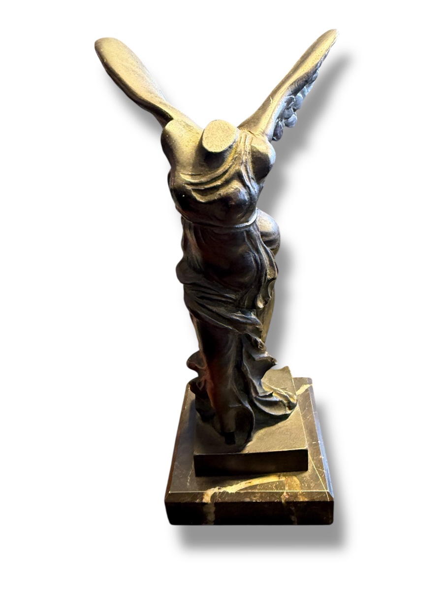 La Victoire de Samothrace bronze XIXeme-photo-7
