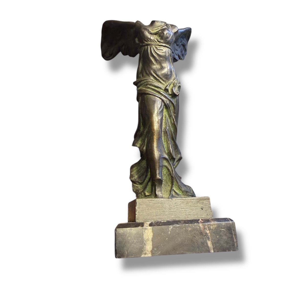 La Victoire de Samothrace bronze XIXeme