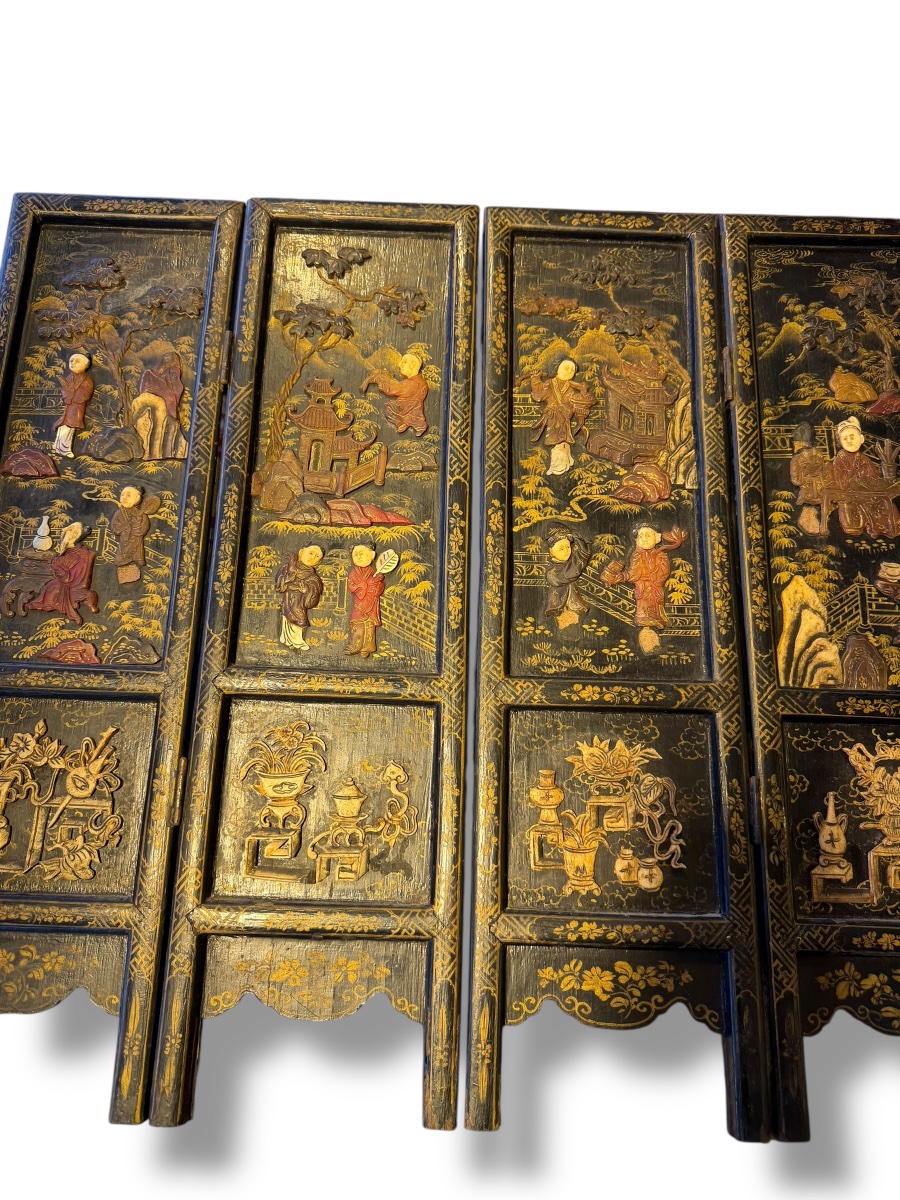 4-panel Table Screen-photo-2