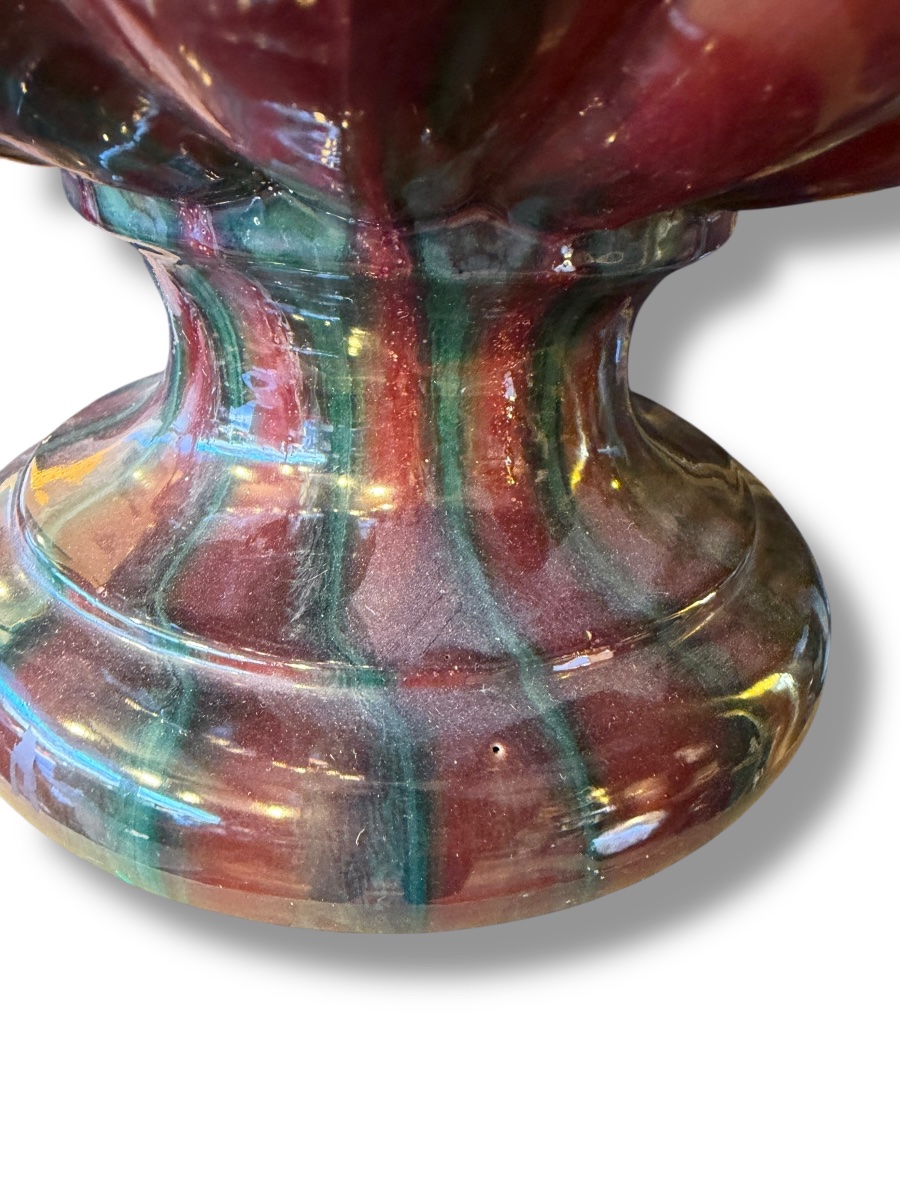 MASSIER Important cache pot Bordeaux -photo-1