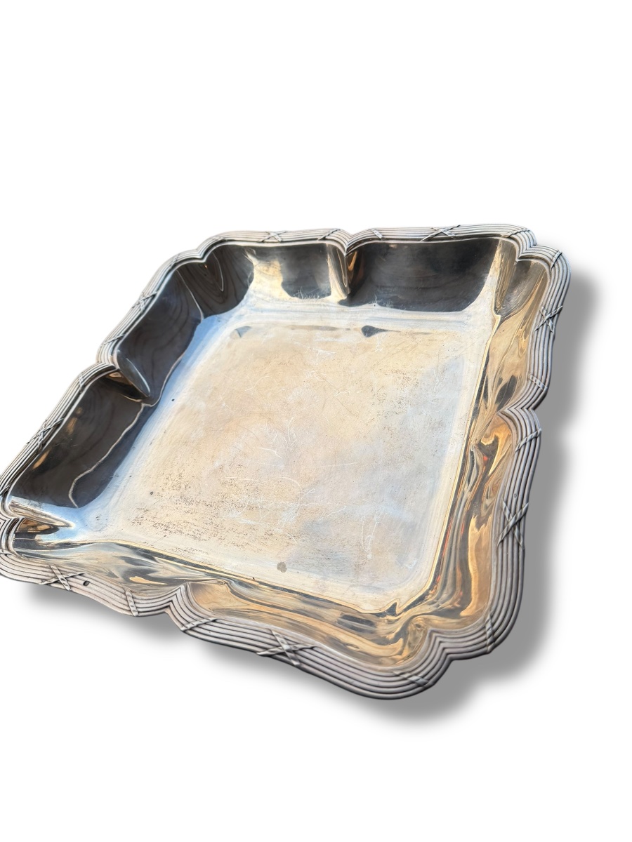 19th Century Solid Silver Bowl-photo-2