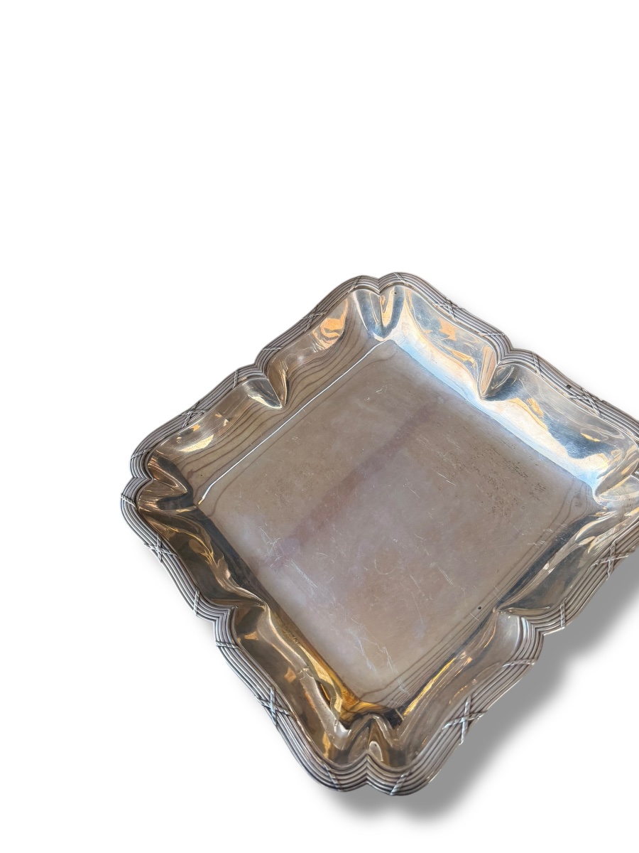 19th Century Solid Silver Bowl-photo-1