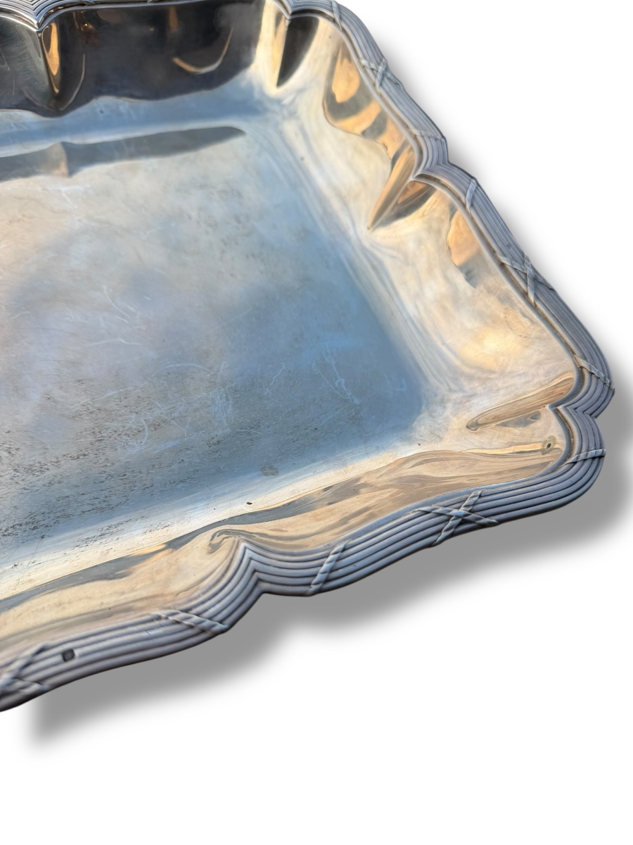 19th Century Solid Silver Bowl-photo-5