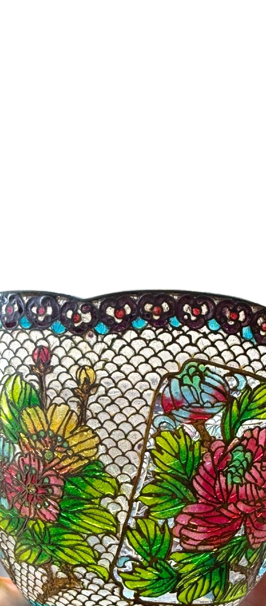 Importante coupe chinoise plique à jour -photo-4