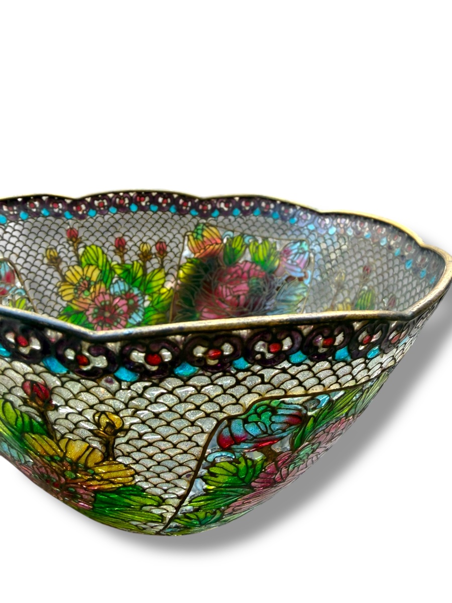 Importante coupe chinoise plique à jour -photo-5