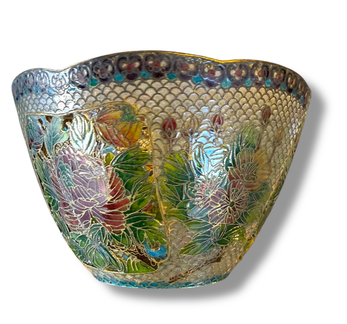 Importante coupe chinoise plique à jour 