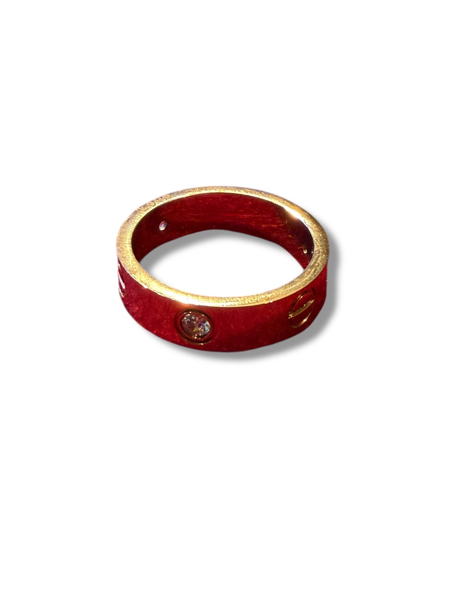 Cartier Love Ring In Gold And Diamonds-photo-2