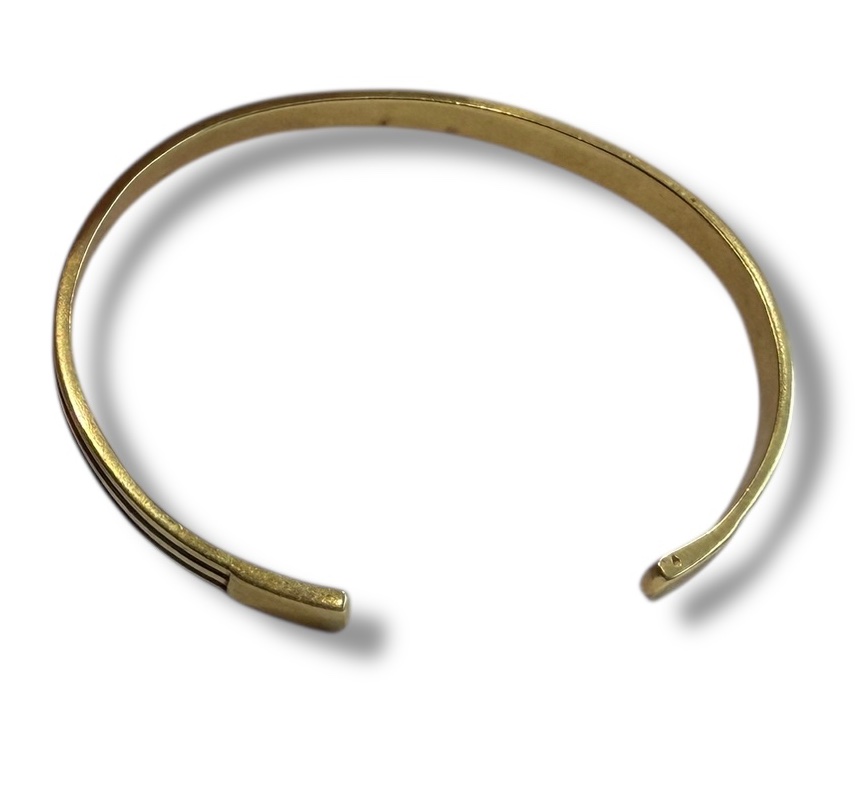 Jonc en or 14 carats -photo-3