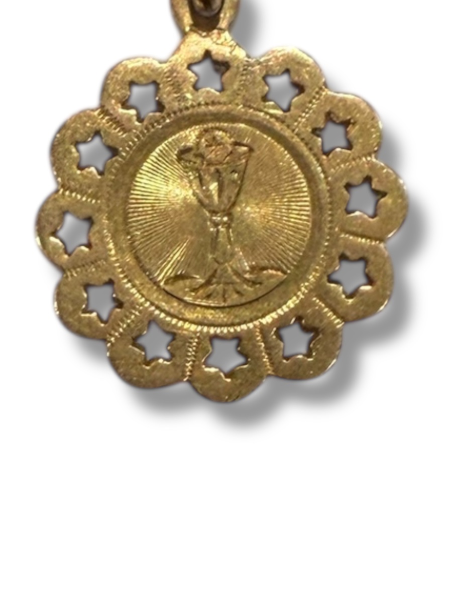 Médaille en or calice -photo-3