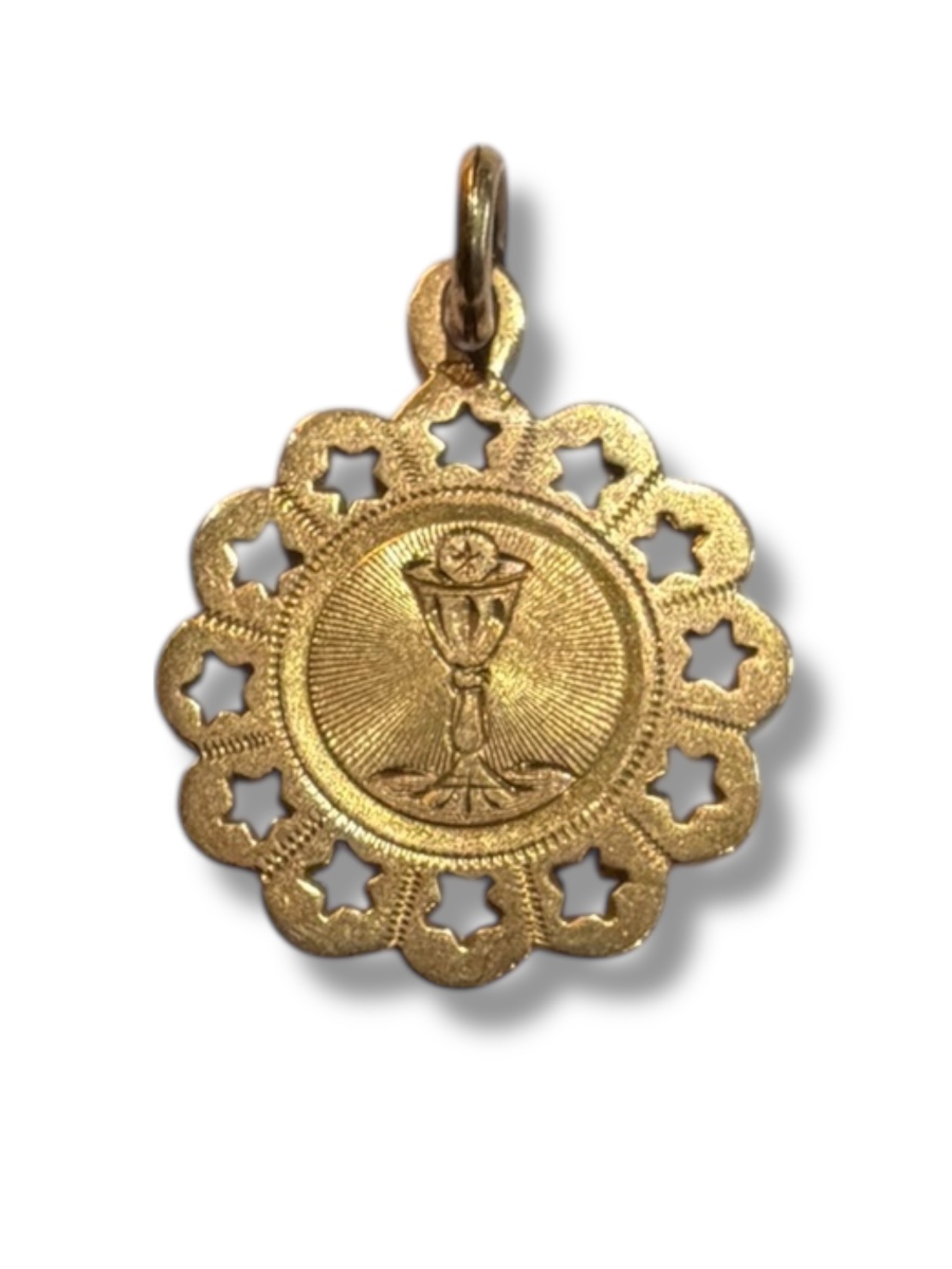 Médaille en or calice -photo-4