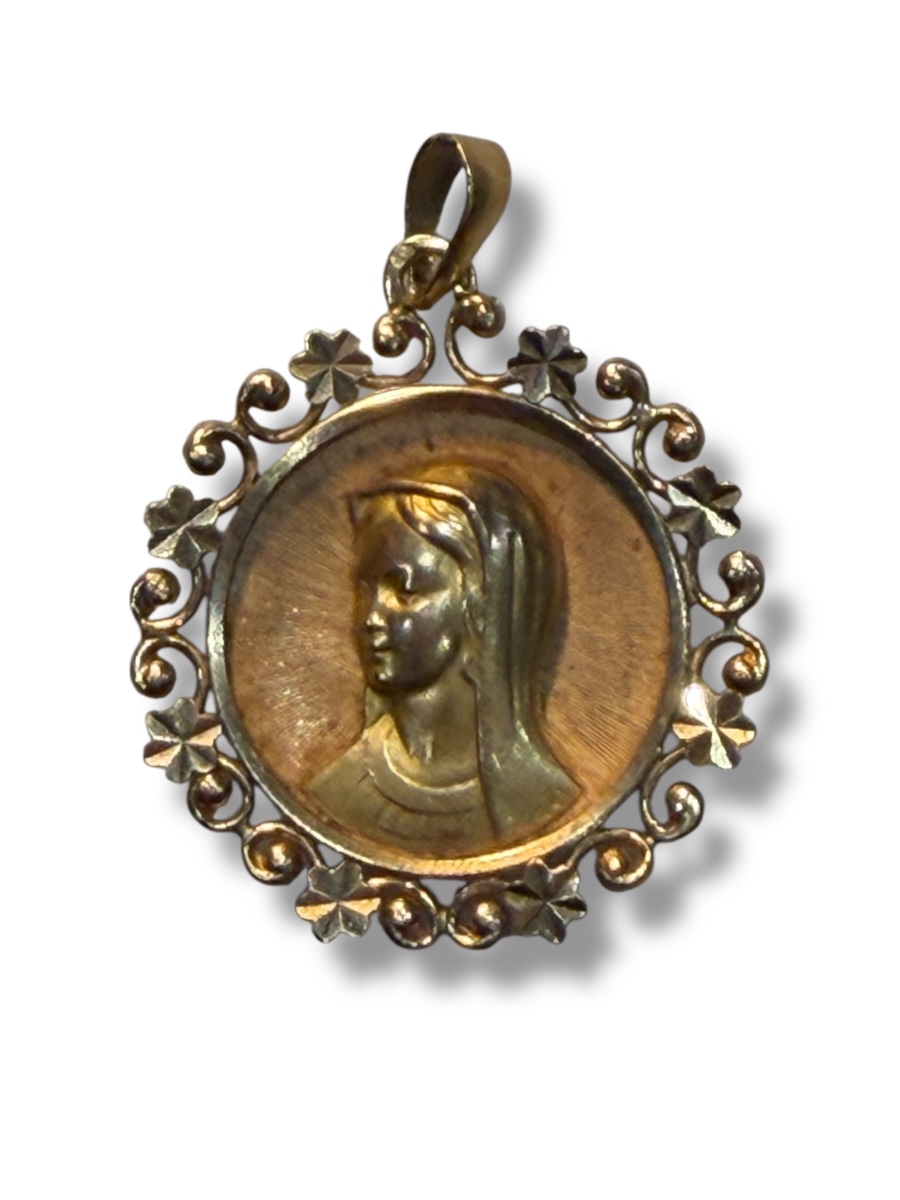 Gold Medal Of The Virgin Mary 