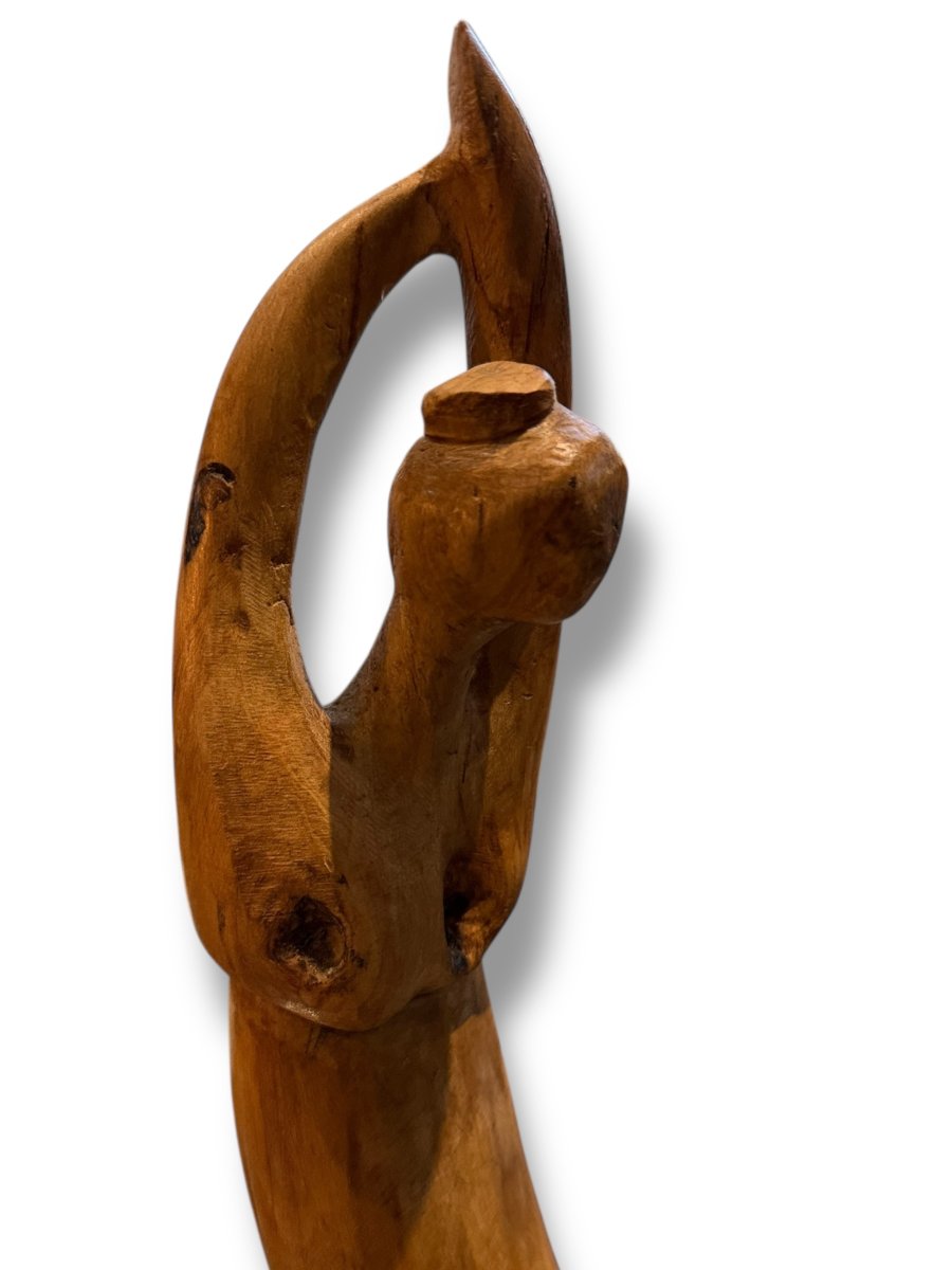 Etienne Balmadier, Known As Balma, Wood Sculpture-photo-3