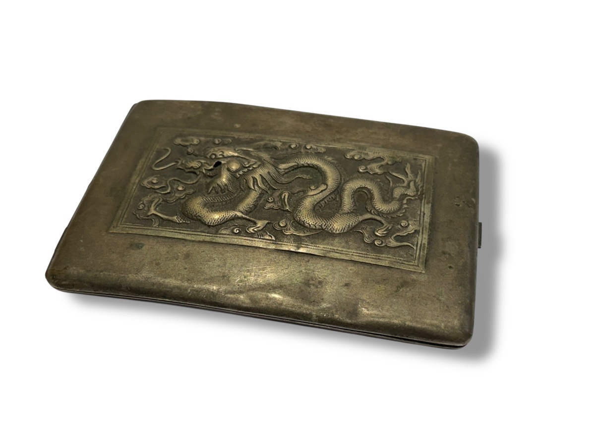 Indochine étui à cigarette motif dragon-photo-3