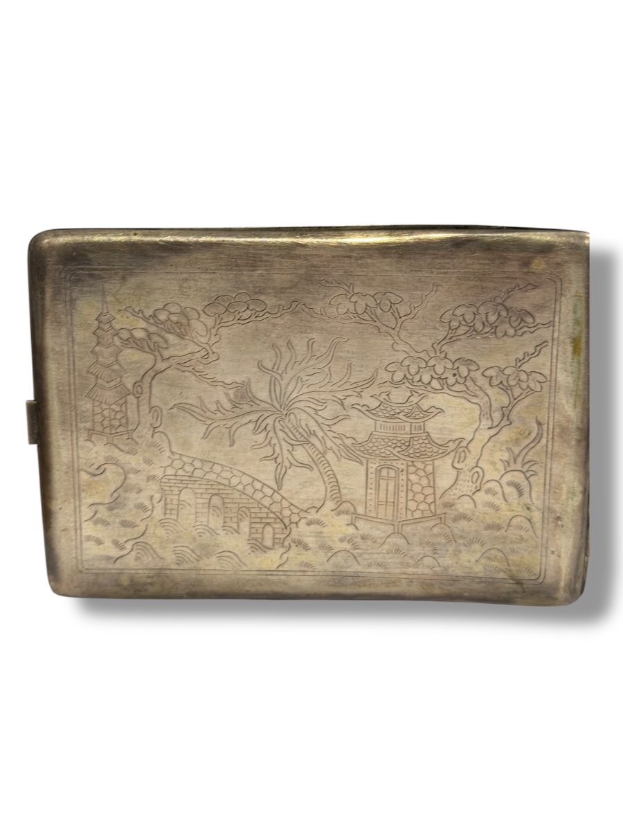 Indochine étui à cigarette motif dragon-photo-4