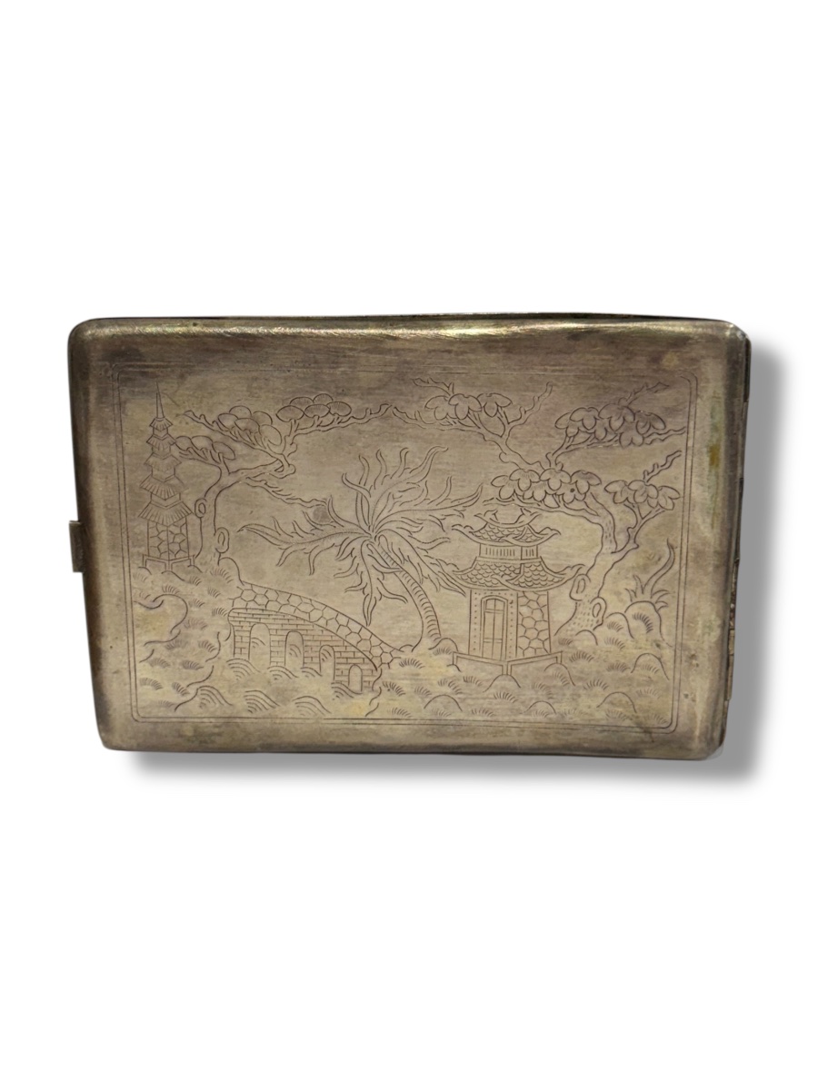 Indochine étui à cigarette motif dragon-photo-8