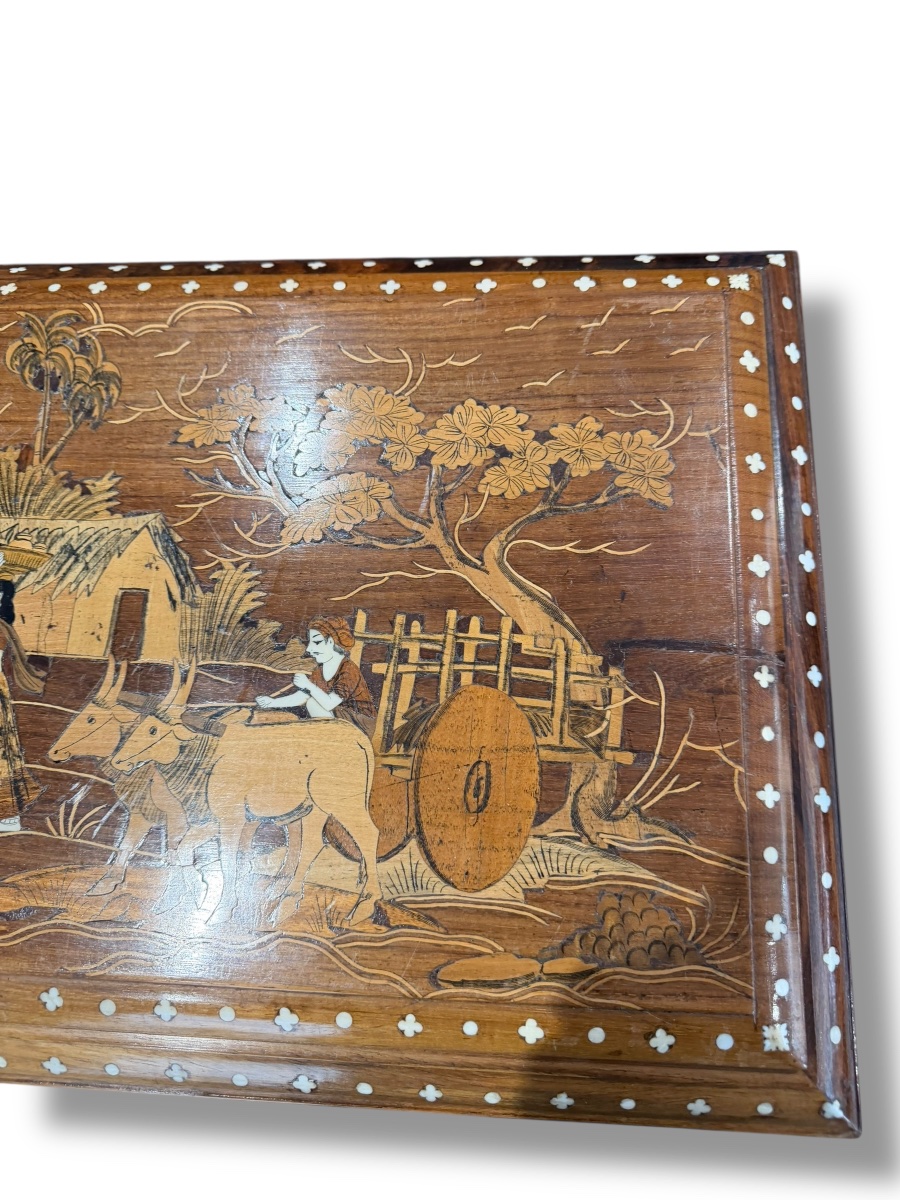 Important Marquetry Box From India And Punjab-photo-5
