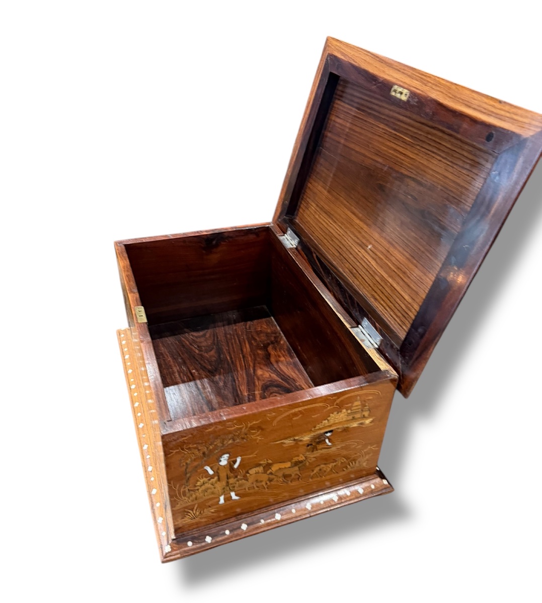 Important Marquetry Box From India And Punjab-photo-7