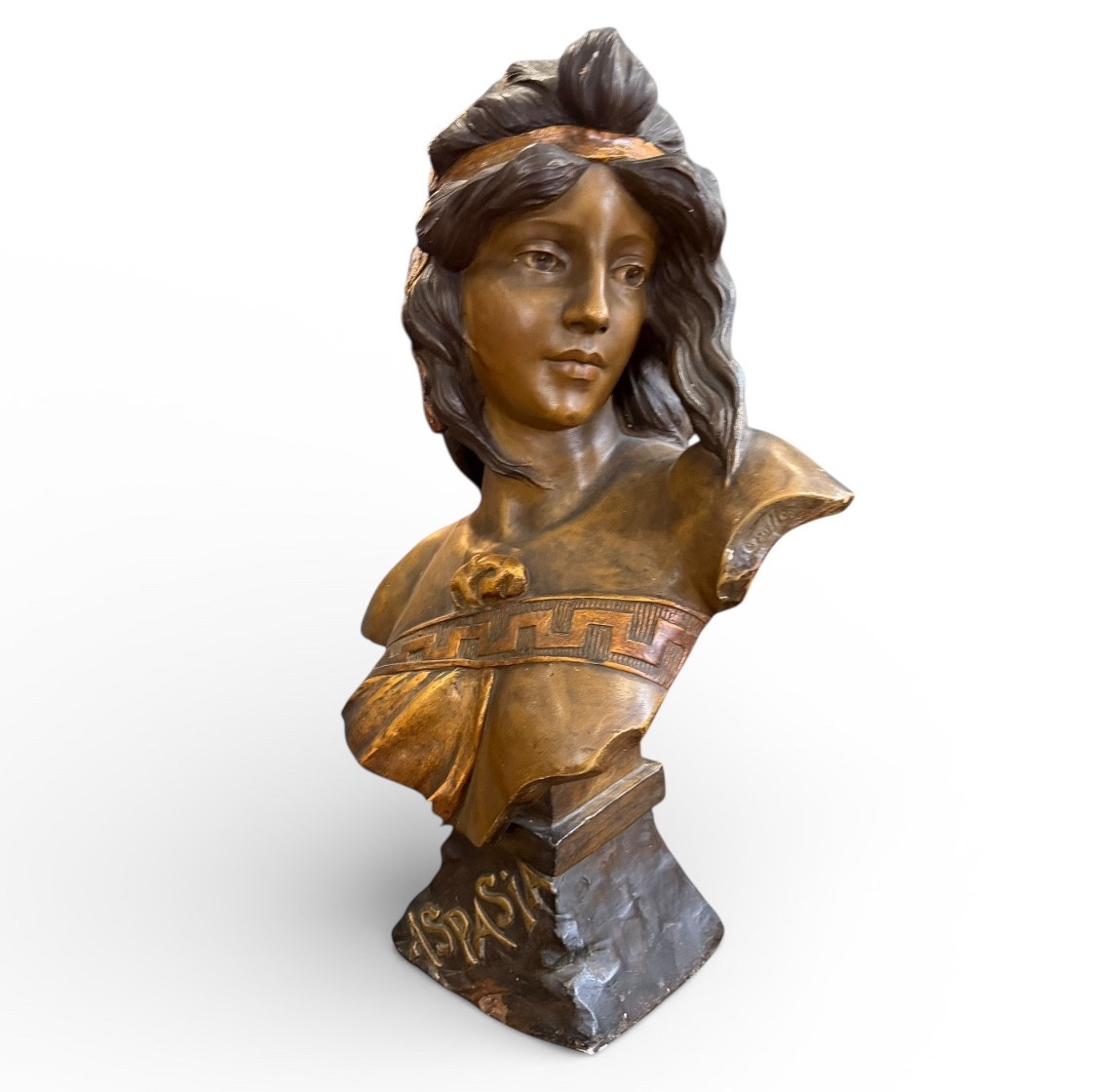 Art Nouveau Bust Of Aspasia, After Villanis