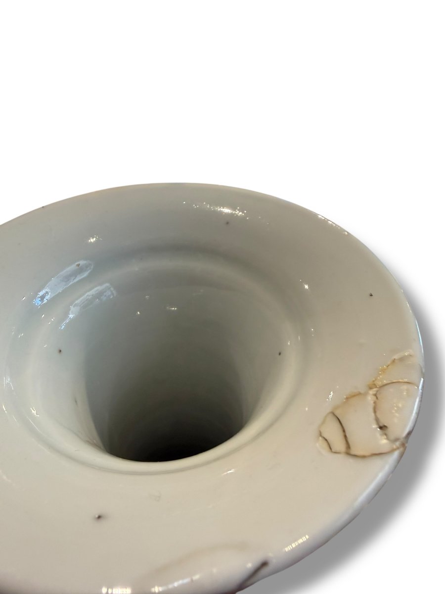 Double Circle Famille Rose Porcelain Vase-photo-3